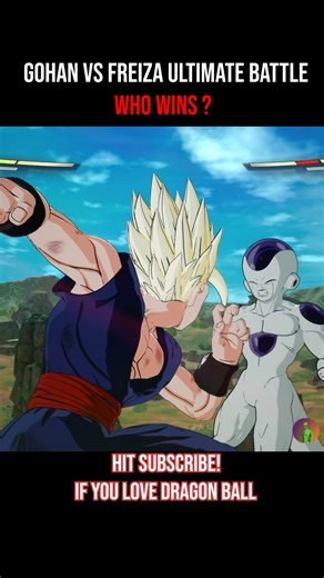 Gohan Vs Frieza Ultimate Battle! #dragonball #crazilyfunny #gohan #frieza #beast #black