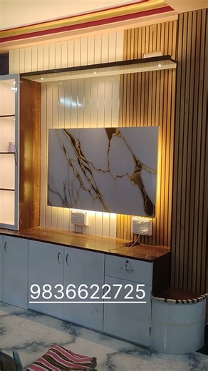 PVC/upvc TV unit Wall panelling