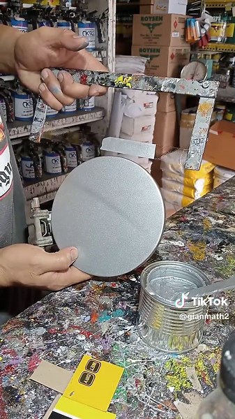 Car Painting Techniques: Mixing Silver Metallic Color
