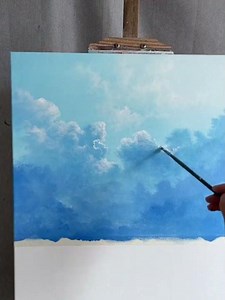 Easy Landscape Painting #howtopaint #painting #acrylicpainting #paintingtutorial #landscapepainting