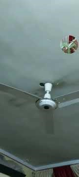 The ceiling fan explodes"