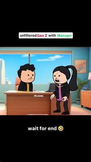 unfiltered Gen Z with manager 😁 . Credit respect owner 🙏 DM for removal @rip_comedy_ . #relatable #genz #manager #office #funny #comedy #viral #trending #instagram #reels #viralvideochallenge #cartoon #f | RIPcomedy