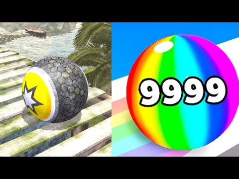 Rollance: Adventure Balls 🆚 Numbers Ball Blend Challenge! 🔴🔢 (Extreme Skills)