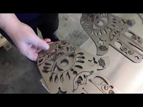 Plasma Slag Removal and Deburring of Metal Art Parts Using an EZSander by Apex Machine Group
