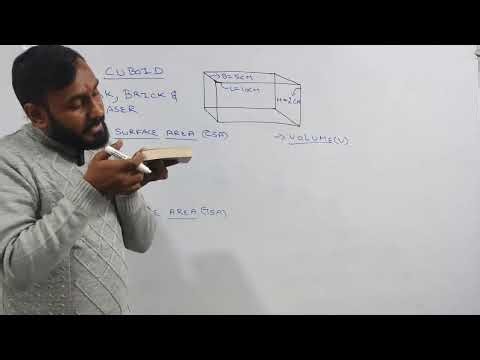 Mensuration || Cuboid Formula Derivation || The Maths Coach || Dhruv Goyal