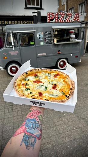 101K views · 3.2K reactions | The creamed squash pizza in under 3 minutes. Oven roasted squash & sage. Blitzed with a dash of cream to form the base sauce. This gets hit with pecorino, basil, mozzarella & Gorgonzola. Always good to give this an optional hit of Nduja for a bit of fire. | Peddling Pizza | Facebook