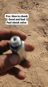 How to check th good and bad fuel check valve. #reelsvideoシ #reelsvideo #fypシ゚ #Godblesseveryone #caterpillar #ofwlife #proudmechanic #onlyinafrica #Starlink #drilling | Estelito Quizana Jr.
