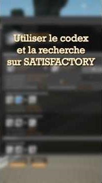 Wiki et calculatrice intégré au jeu | Satisfactory