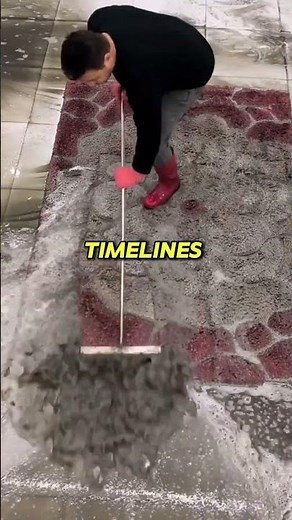 Heavy Mud Mat Cleaning | Most Satisfying Wash Ever