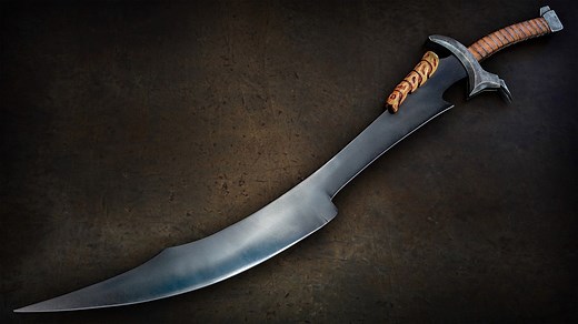 Forging Dek’s sword from Predator: Badlands!