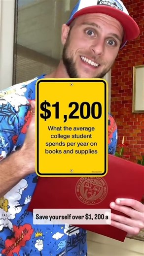 Matt Upham | AI, Tech, Coding on Instagram: "How to get college textbooks for free"