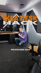 1.5K views · 452 reactions | For 2.5 years ive used the ikea desk hack (Alex draws + countertop) in my gaming room but now im spending more time at my desk im getting neck and shoulder pains. Im too tall for this setup so im changing to a sit stand desk for my main gaming setup and I cant wait! | 5percentgamer | Facebook