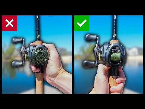 You're Doing Too Much! The SIMPLE Way To Spool A Baitcaster and Prepare It For Casting