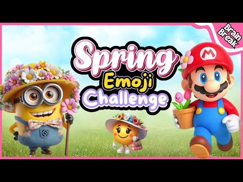 🌸🎶 Spring Brain Break | Spring Emoji Brain Break | Just Dance |🐝🌼