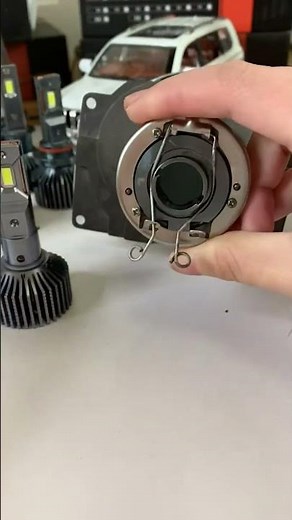 How to install the led headlight model H7?