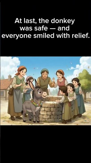 Kids Moral Story: The Donkey in the Well | Help Others & Be Kind