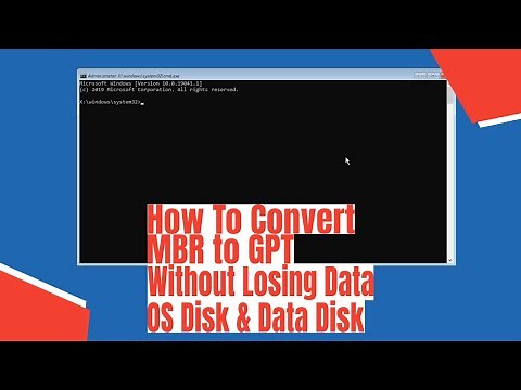 How To Convert MBR to GPT without Losing Data