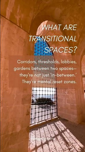 Transitional spaces in architecture #designxpsyche #transitionalspaces #corridors #neuroarchitecture