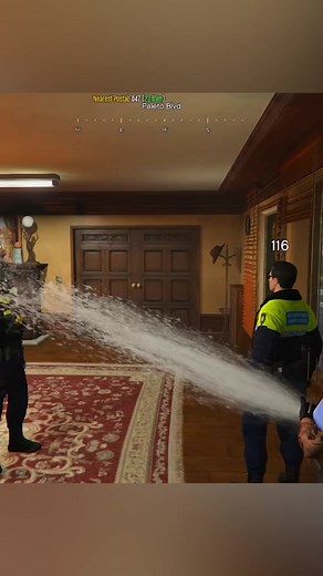 Fire Man Sam!!! @texlogical #fivem #fivemroleplay #nsw #nswpf #fire #roleplay #blowup #viral #blueshinenetworks #funny #firemansam