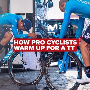 How do professional cyclists warm up for a time trial? 🚴‍♂️⏱ | Global Cycling Network