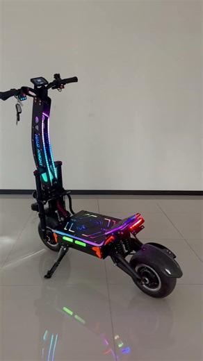 This Electric Scooter Looks INSANE at Night 😳⚡