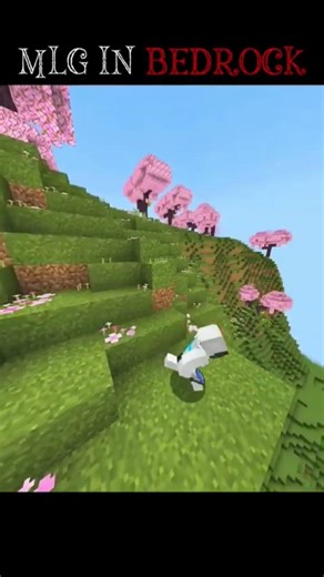 MLG IN Java vs MLG IN bedrock #boom #minecraft #viral