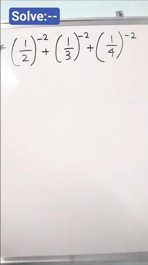 Negative Exponents Made Easy | Class 7 & 8 | Simplifying Fractions