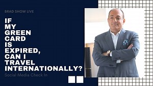 1.8K views · 25 reactions | An expired green card will generally cause a delay, may require the payment of a steep re-entry fee, and can potentially create more significant immigration problems. Even if you start the green card renewal process, it can take 8 to 10 months! If you do choose to travel with an expired green card, make sure you have your extension notice with you. | Brad Show Live | Facebook