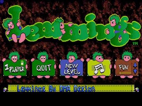 Lemmings - Commodore Amiga - CDTV - CD32 opening