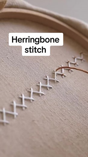 Mastering the Herringbone Stitch: A Modern Embroidery Tutorial