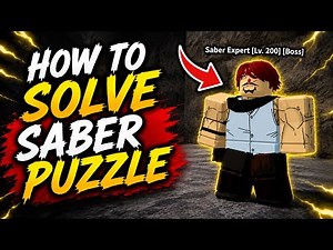How to Solve Saber Expert Puzzle in Blox Fruits | Get Saber Sword (Full Guide)