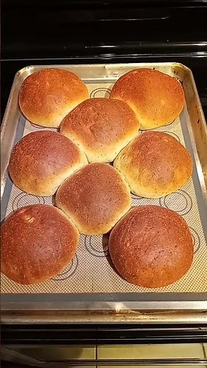 Fresh Low Carb Hamburger Buns for Keto Burgers. Recipe Video on my Channel