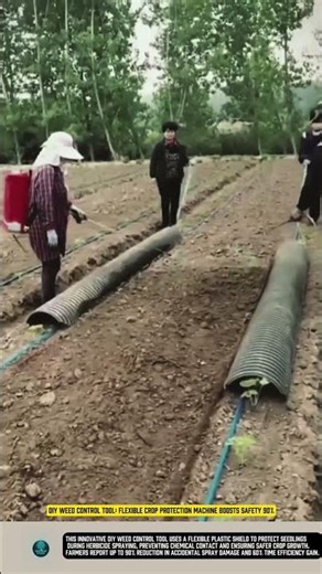 DIY Weed Control Tool: Flexible Crop Protection Machine Boosts Safety 90%