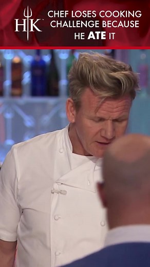 117K views · 3K reactions | Chef loses cooking challenge, because he ate it 廊 | Hell's Kitchen USA | Facebook