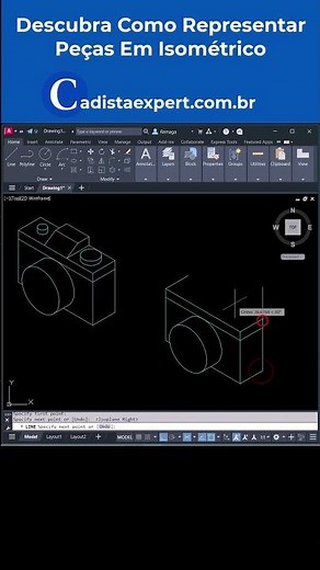 📐AutoCAD Web Explorando Desenhos Isométricos em Qualquer Lugar