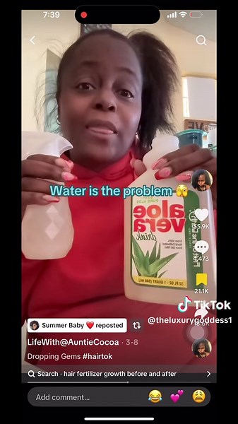 Healthy Hair Growth Tips with 100% Pure Aloe Vera