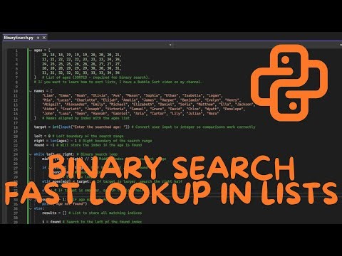 How to Find Values Fast in Python (Binary Search Explained)