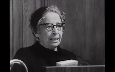 汉娜·阿伦特：有关瓦尔特·本雅明 Hannah Arendt: On Walter Benjamin 1968 Lecture