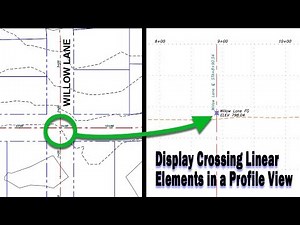 Displaying Crossing Linear Elements in a Civil 3D Profile View