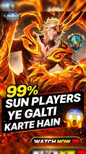 Sun MLBB Tips – Ye Galti Mat Karna 😱 #shorts