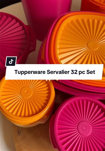 Tupperware 32 piece set! 💛🩷❤️🧡 #hsn #tupperware #foodstorage #tiktokshopmemorialday #tiktoksummerglow @HSN, Inc