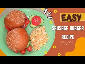 Easy Burger Recipe/ Simple Burger Recipe/ Street Burger Recipe