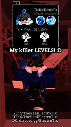 my killer stats:D || #roblox #forsaken