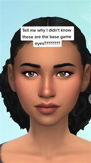 I accidentally set cc eyes to default and tell me why I didn't know Sims eyes look liked that!! #thesims4cc #legacychallengesims4 #sims4customcontent #simstok #fyp
