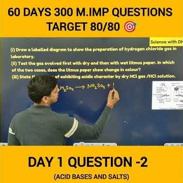 Day 1 | Question-2 | Acids, Bases & Salts | 60 Days – 300 Questions Series #60days #300questions