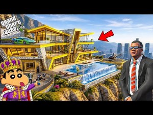 GTA V : Franklin And Shinchan Become GOLDEN BILLIONAIRE In GTA 5 Telugu |#gta5