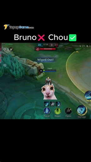 Bruno unlocked Chou’s Ultimate💀 #MLBB