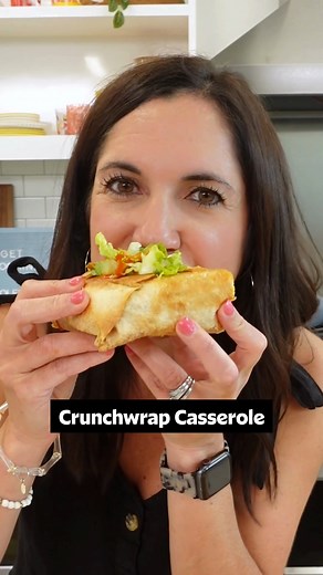 Skip the drive-thru and make this Crunchwrap Casserole for dinner tonight! 🌮 Get the full recipe in the comments. | Allrecipes