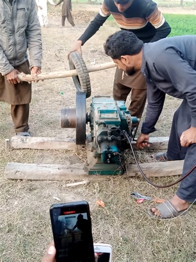 Starting a Kim Diesel Engine with Rare Tire Techniques