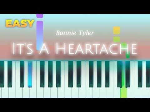 Bonnie Tyler - It's A Heartache - EASY Piano TUTORIAL by Piano Fun Play